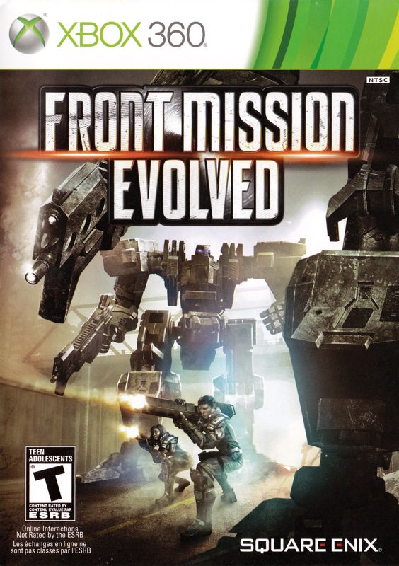 Front Mission Evolved box art for Xbox 360